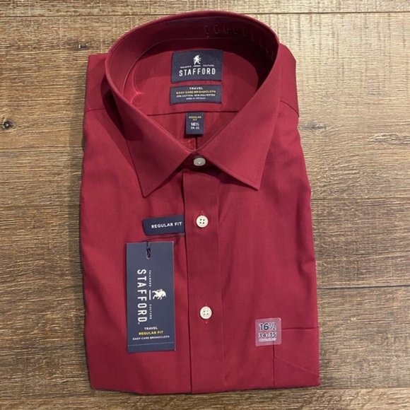 Stafford Shirts Stafford Mens Regular Fit Dress Shirt Poshmark